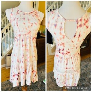 Old Navy Pink Tie Dyed Dress Girl’s Size XL 14/16